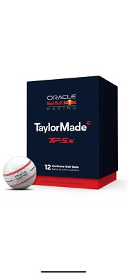 Taylormade TP5x Oracle Red Bull Racing Stripe Single Golf Balls (1