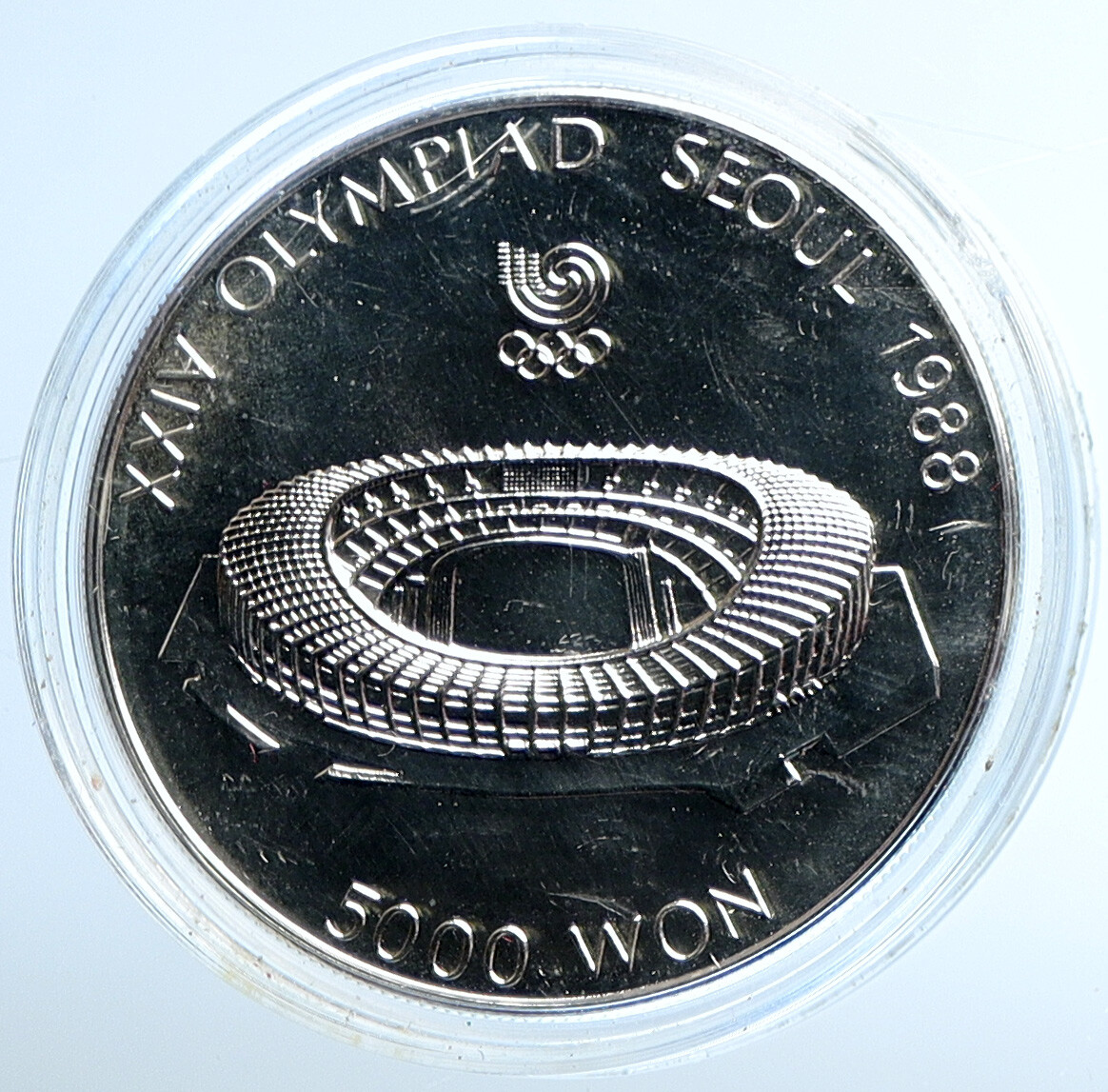 1987 SOUTH KOREA Seoul 1988 OLYMPICS Stadium PFLIKE Silver 5000