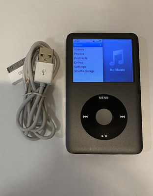 Apple iPod classic 6th Generation Black (120 GB) Good Condition