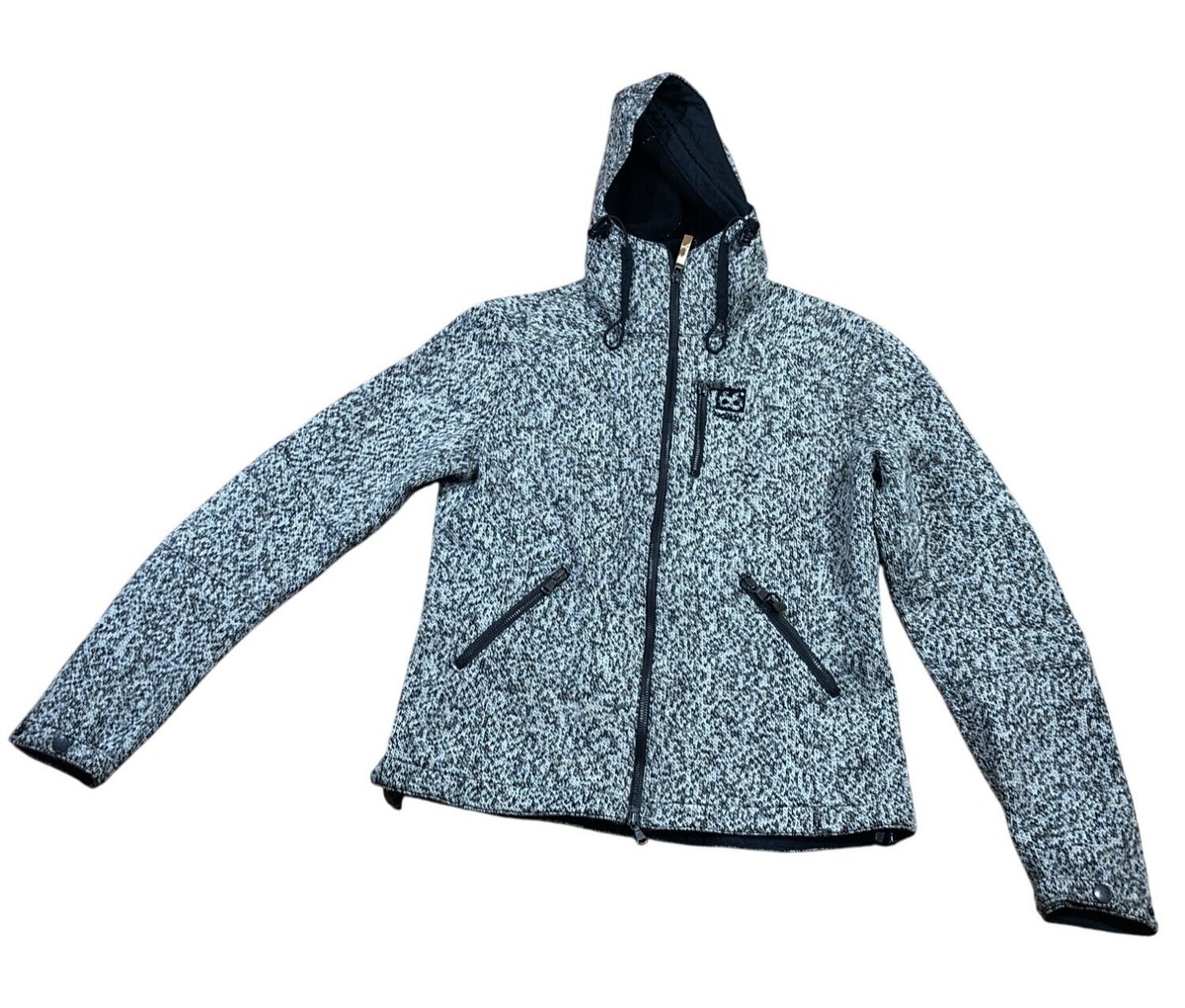 66 North Iceland Jacket Womens S Vindur Fleece Wool Blend Full Zip