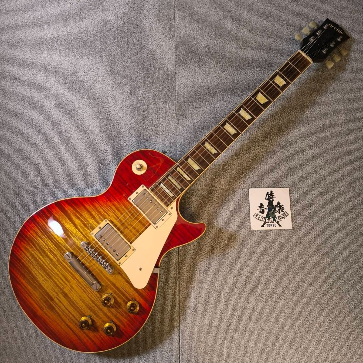 Orville By Gibson Les Paul Standard Flame Top Electric Guitar 4.4