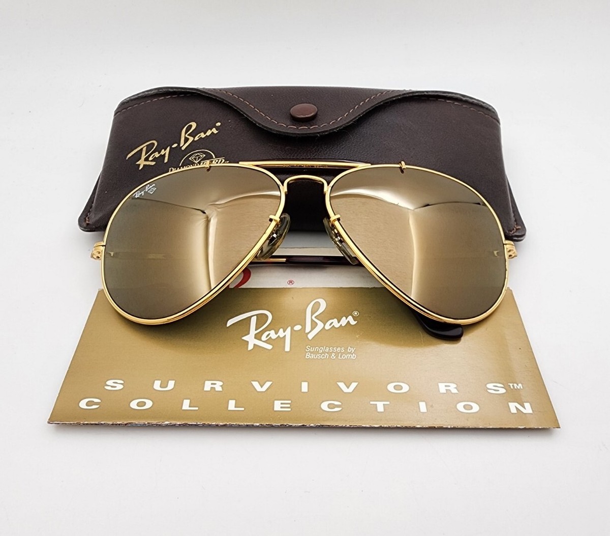 Vintage B&L Ray Ban Bausch & Lomb G15 Diamond Hard 62mm