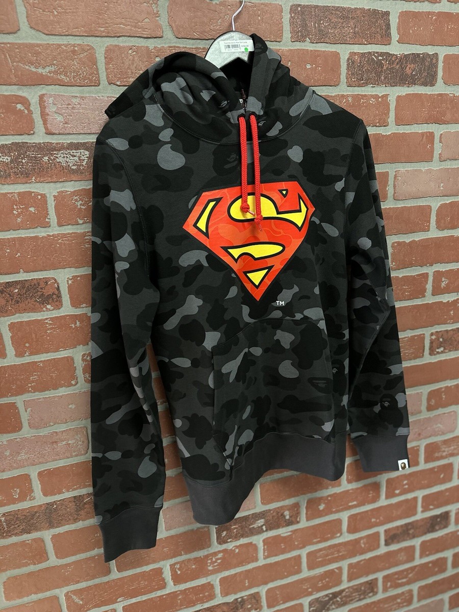 Size Medium - BAPE x DC Batman Color Camo Full Zip Hoodie 'Black