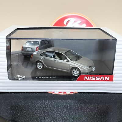 1/43 Nissan PRIMERA P12 Sedan Silver Grey Dealer edition Diecast