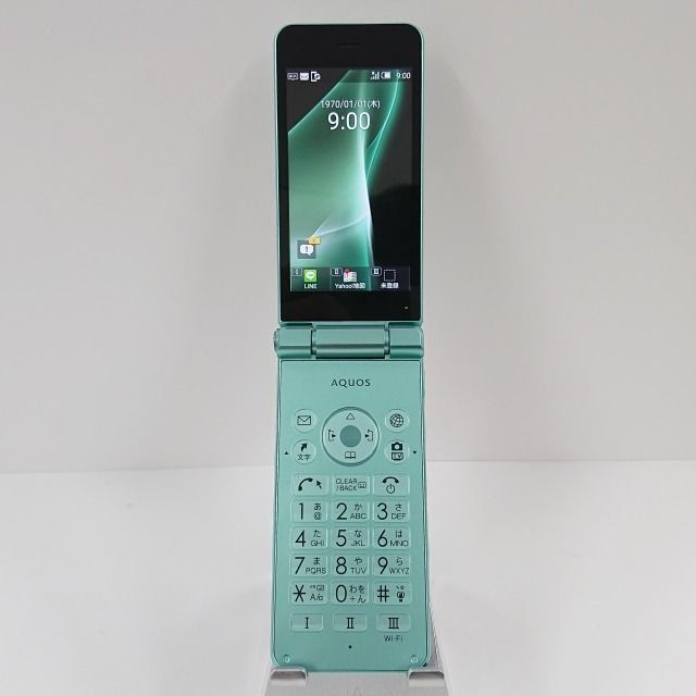 SHARP AQUOS KEITAI 2 601SH Green SoftBank Android Flip Phone