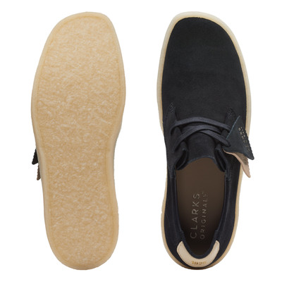 Clarks Original Men Ashcott Cup Black Suede 