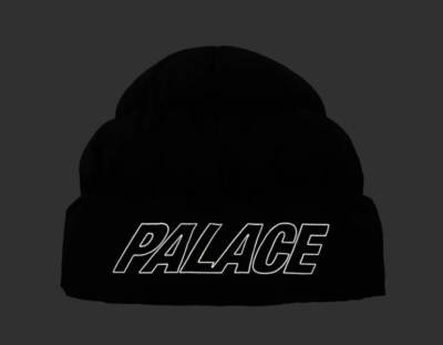 Palace Pertex Puffa beanie black F/W 23 | eBay