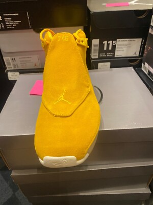 Size 11 - Air Jordan 18 Retro Yellow Suede for sale online | eBay