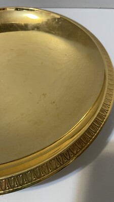 Vintage Wolff Germany Feingold Auflage 1969 24k Gold Plated Footed