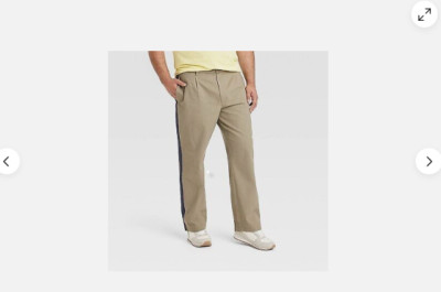 Houston White Adult Essential Chino Pants - Beige 34x32 | eBay