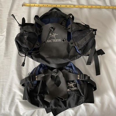 Arc'teryx Q10 & Q5 Lumbar Pack Set Rare Fanny Vintage Black Blue