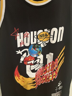 TRAVIS SCOTT CACTUS JACK HOUSTON ROCKETS Jersey Mens Small NBA