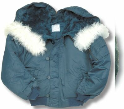 N2B Flight Jacket Parka Army Military Warm Winter Snorkel Padded