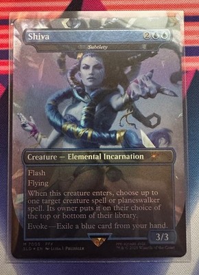 MTGカード 緻密/Subtlety シヴァ Secret Lair foil Shiva - Subtlety
