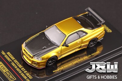 Inno64 Nissan GT-R R34 Gold Top Secret MDX EXPO 2024 Tokyo Auto
