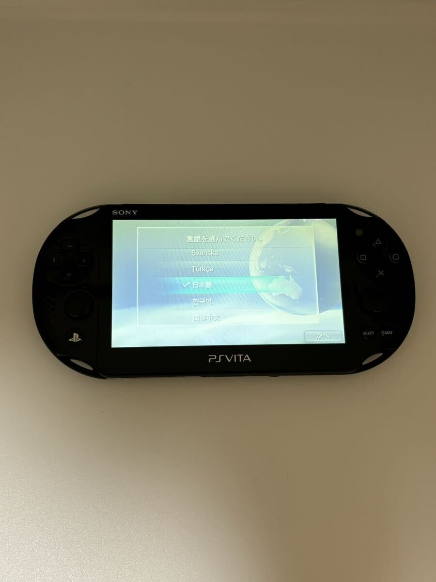 Sony PS Vita PCH-2000 ZA11 Slim Black Console from Japan Region