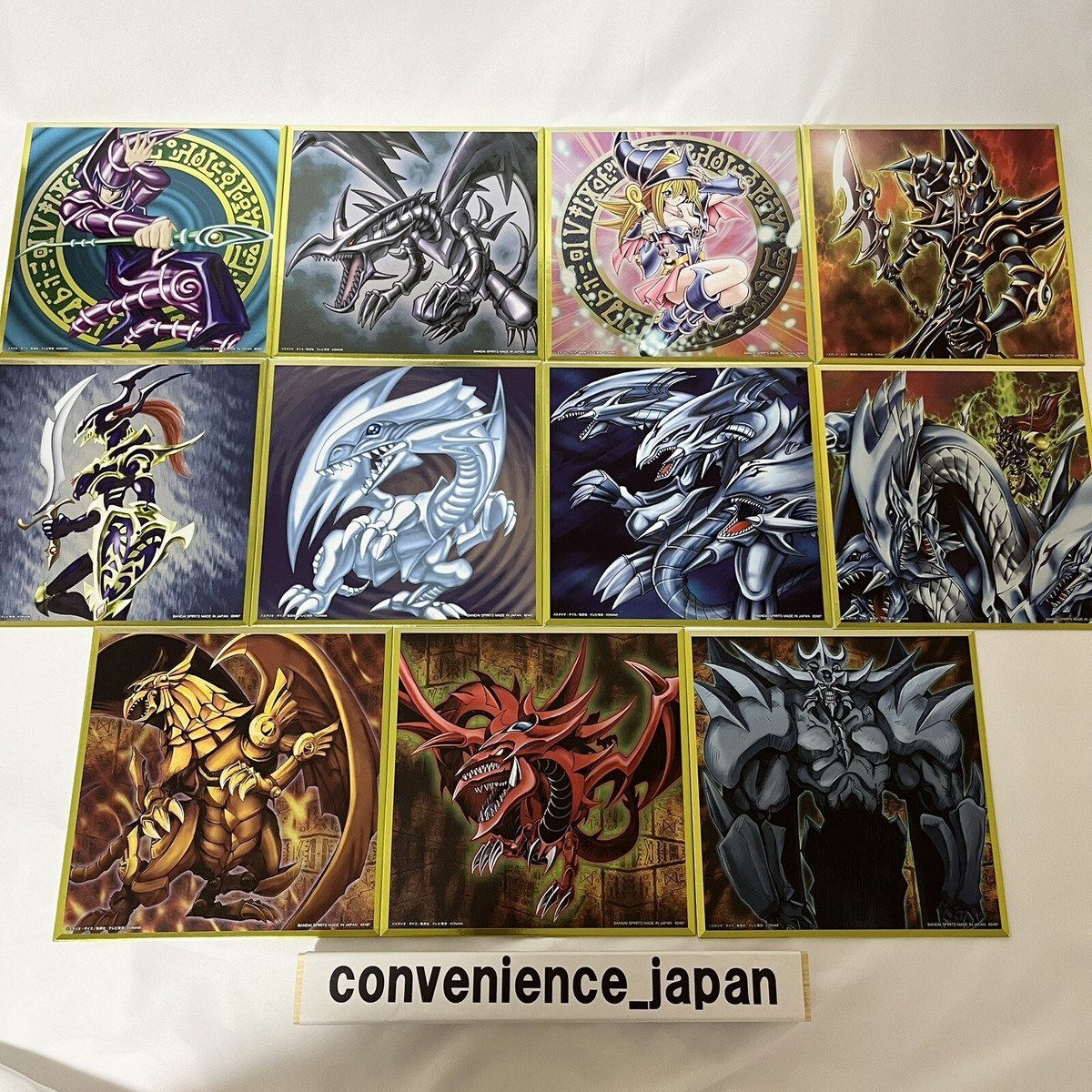 YuGiOh Metalic Shikishi Art Board 11 Type Complete Set Ichiban