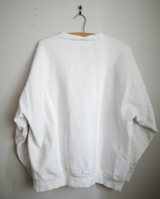 Vintage 90's Nike Town Chicago Crewneck Sweatshirt White Size XL