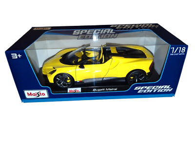 Maisto 1:18 Bugatti Mistral Speciale Special Edition Diecast Model