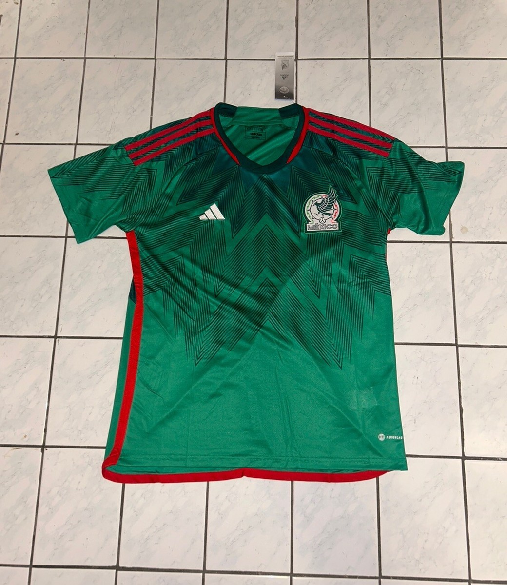 adidas Men's Mexico National Team 2022/23 Jersey - Size L, Green
