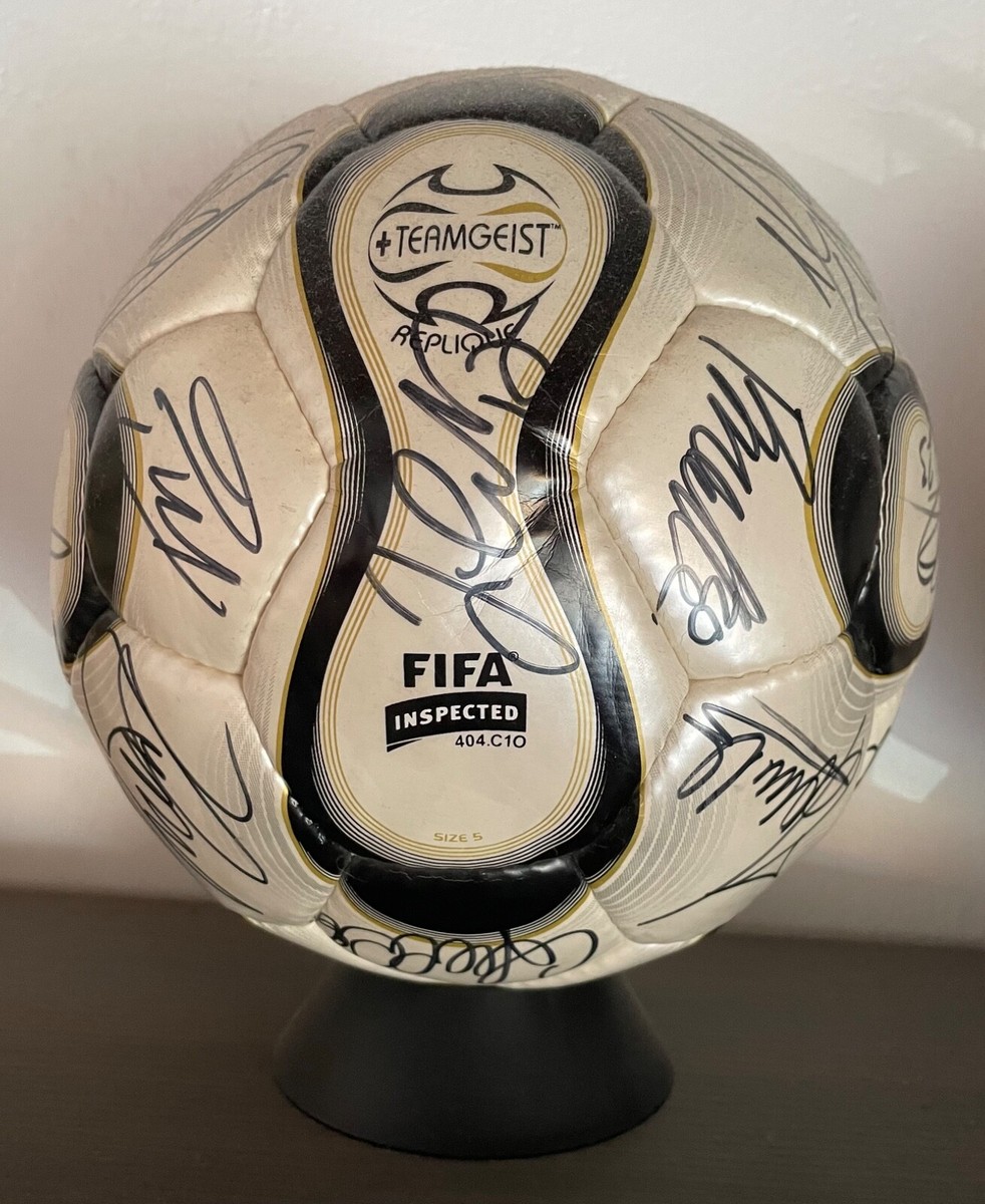 World Cup Final 2006 Balls Signed By Teams Playing Italy & France
