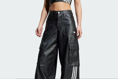 adidas Adilenium Season 3 Vintage Faux Leather Cargo Pants JX9226