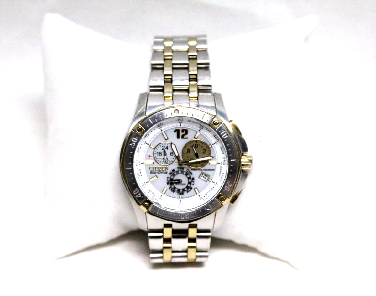 Citizen E812-S054737 Chronograph Perpetual Calendar Eco-Drive Mens