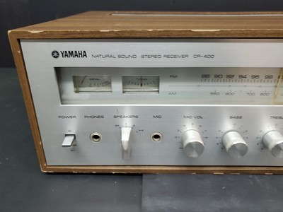 Yamaha CR-400 Vintage Natural Sound Stereo Receiver Silver