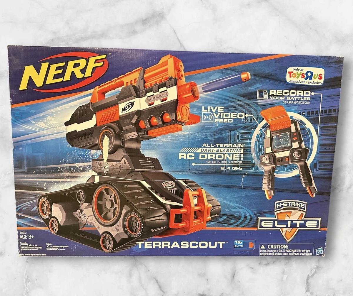 NEW Nerf N-Strike Elite Terrascout RC Drone B8072 Sealed ToysRus