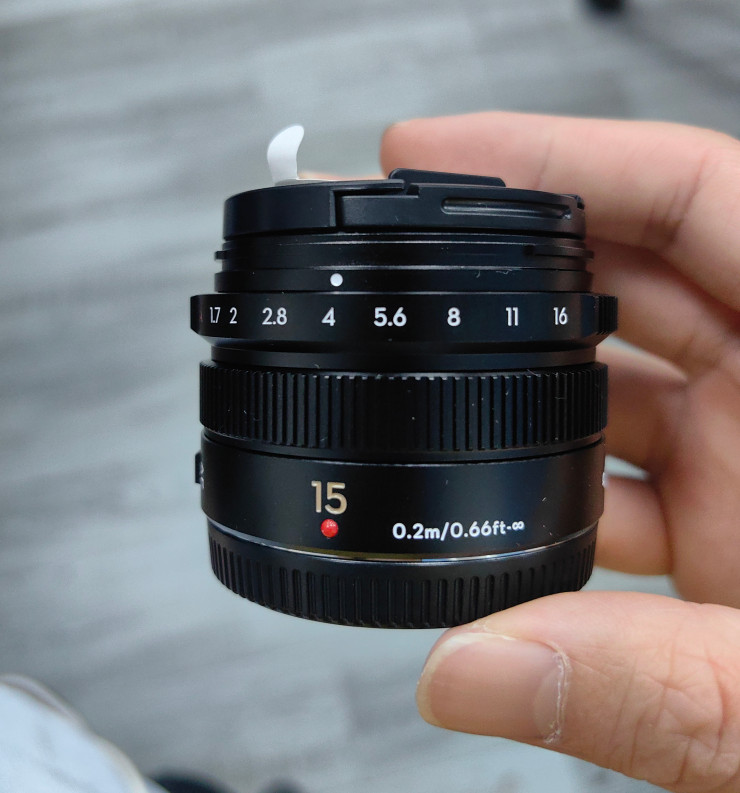 DJI Version Panasonic Leica 15mm F1.7 Lens for (MFT)Micro Four