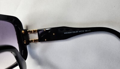 CAZAL LEGENDS MOD. 623/3 COL. 001 BLACK w GOLD TRIM SUNGLASSES