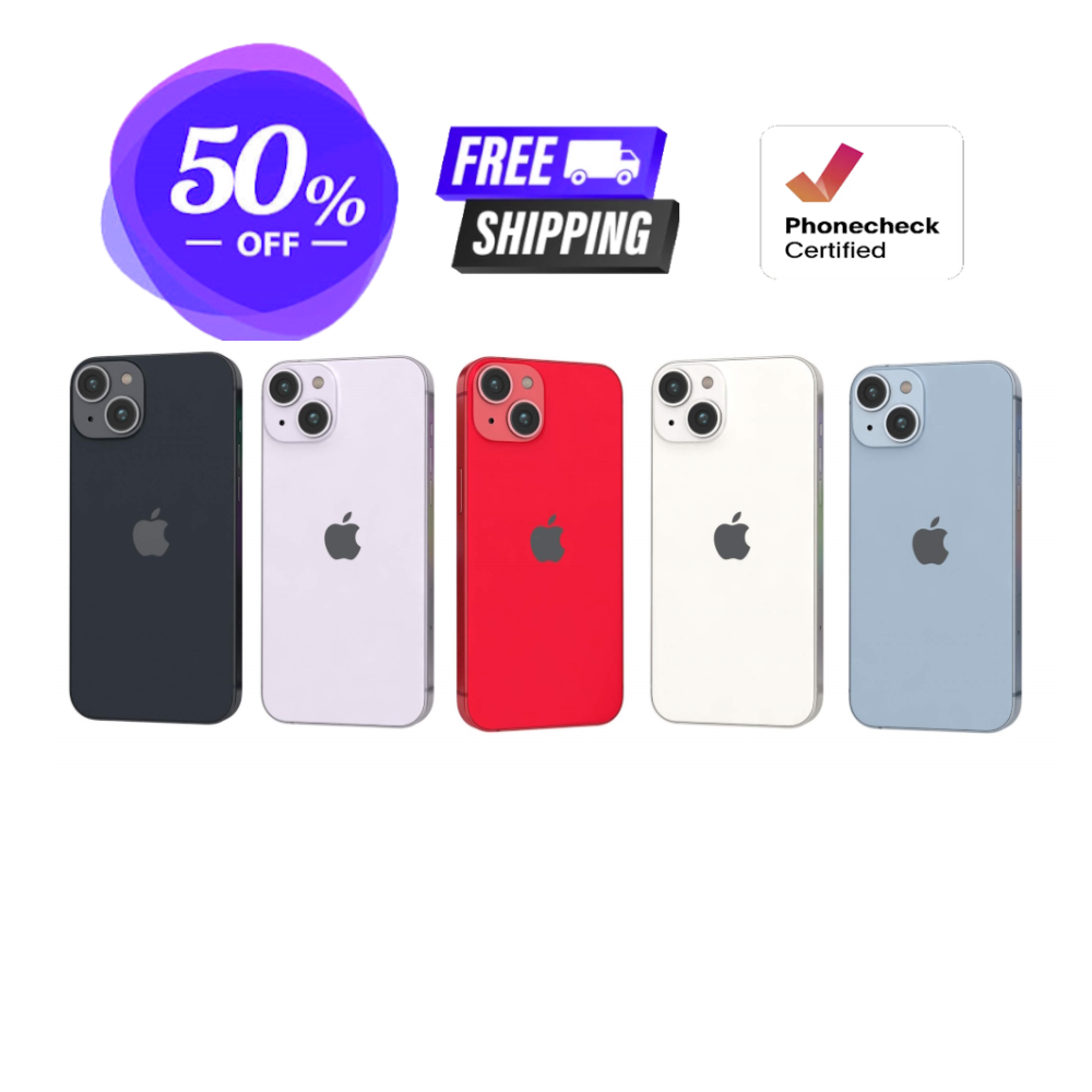 Apple iPhone 14 128GB 512GB Unlocked GSM Verizon AT&T T-Mobile 5G