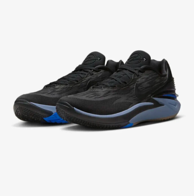 Nike Air Zoom GT Cut 2 Mens Size 9.5 Black Blue Basketball Shoes