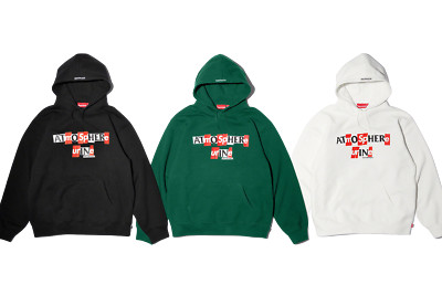 Supreme x ANTIHERO Hooded Sweatshirt FW20 Black/White (FW20SW96