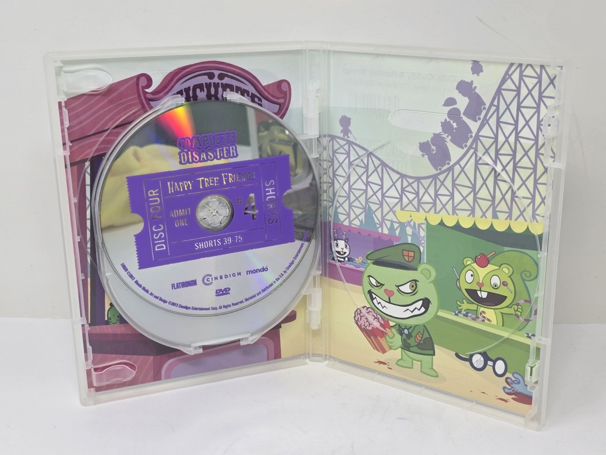 Happy Tree Friends: Complete Disaster (DVD, 2013, 4-Disc Set) for