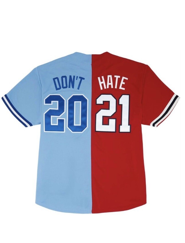 Supreme Don't Hate Baseball Jersey 2 Tone (Large) SS 2021 | eBay