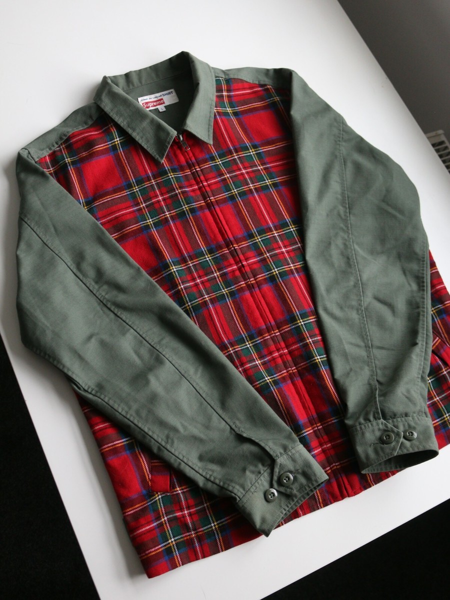 Supreme x Comme Des Garcons (CDG) 15-16 Tartan Work Jacket FW15