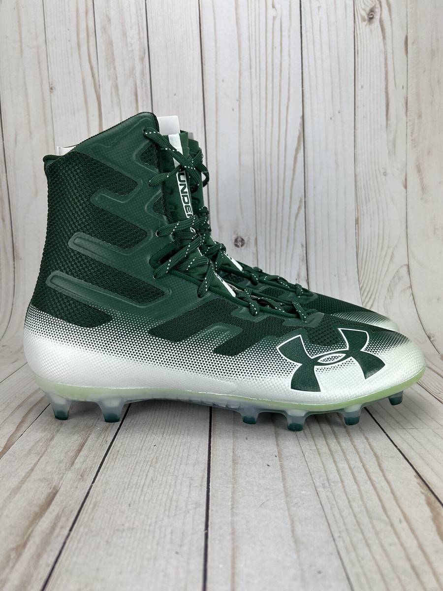 Under Armour Highlight MC Football Cleats High Top Green White