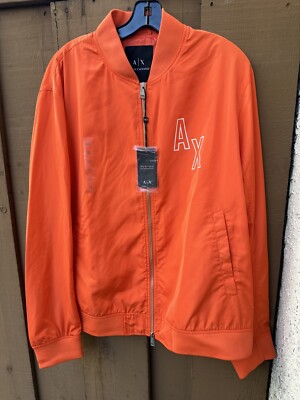 A|X Armani Exchange Men's Long Sleeve Blouson Jacket Full Zip