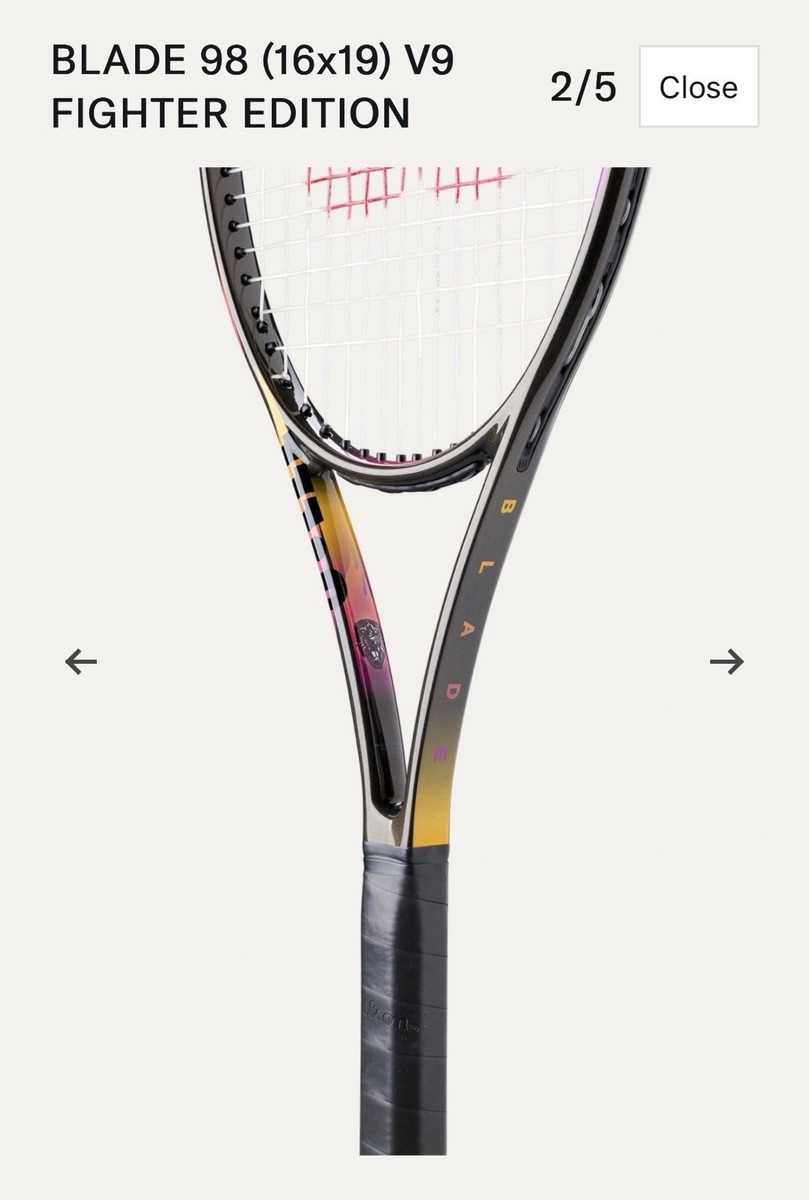 Wilson Blade V9 16x19 Fighter Sabalenka 2025, (size 2) Unstrung