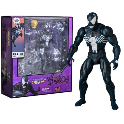 New MAFEX 088 1:12 The Amazing Spider-Man Venom Comic Ver. Action