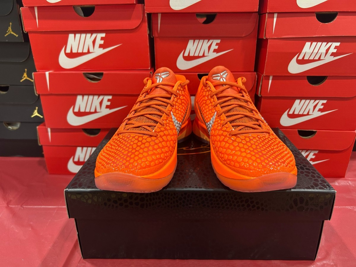 Nike Kobe 6 Protro Total Orange Men's & GS Sizes Basketball Shoes