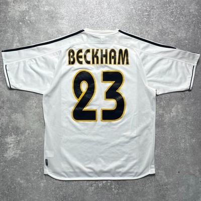 David Beckham 23 Large REAL MADRID L 2003 04 HOME Jersey Camiseta