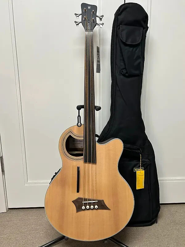 Warwick Rockbass Alien Deluxe 4 String Fretless Acoustic Electric