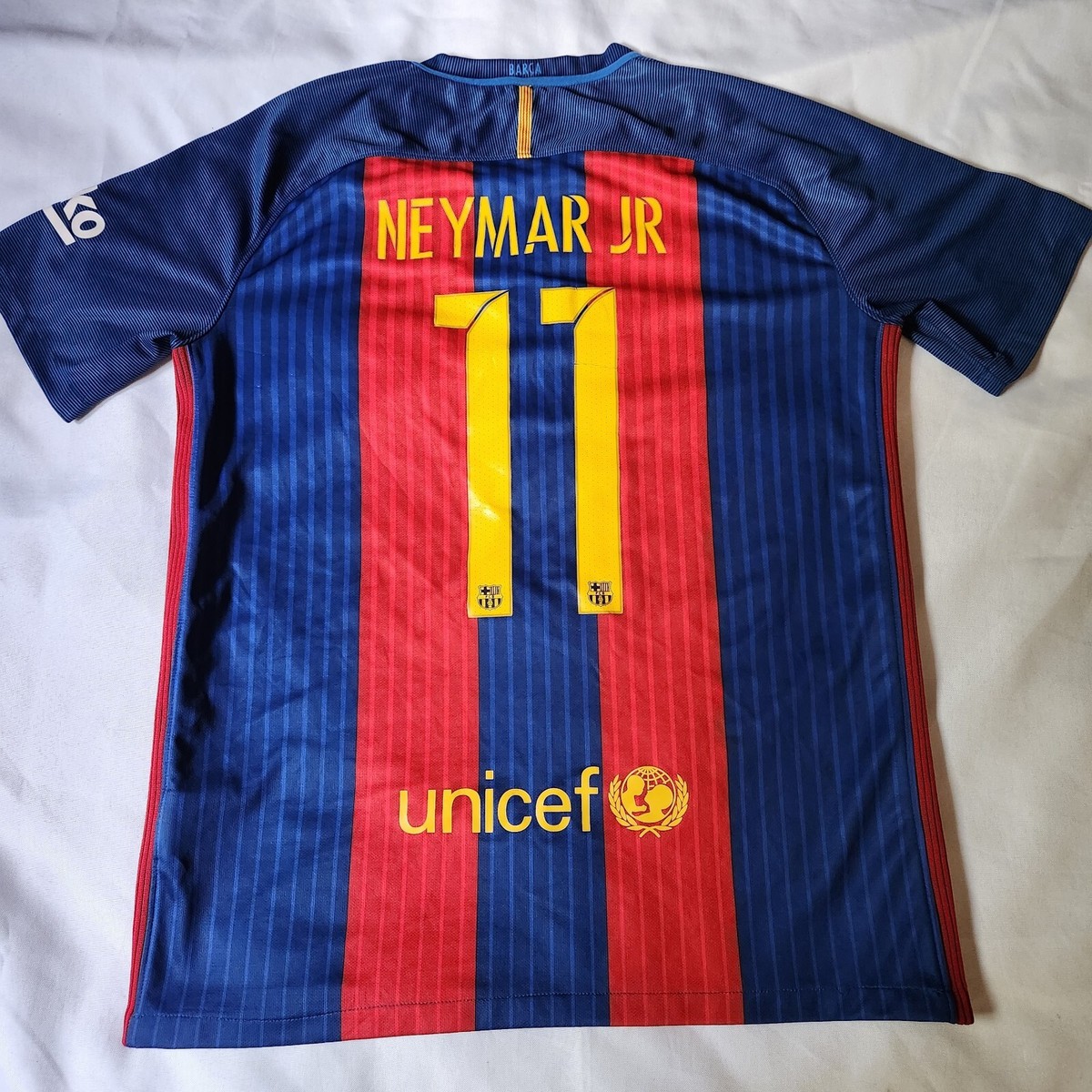 Nike FC Barcelona 2016/17 Neymar Jr #11 Home Soccer Football Men's