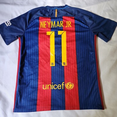 Nike FC Barcelona 2016/17 Neymar Jr #11 Home Soccer Football Men's