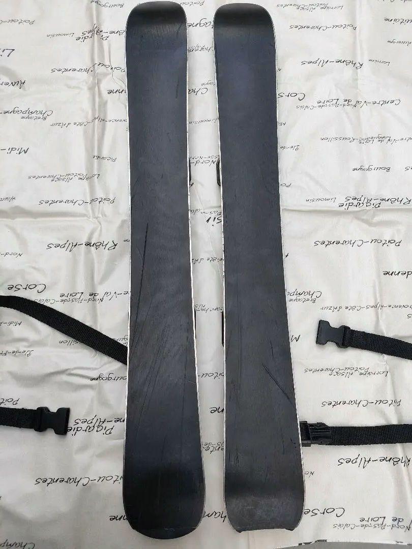 Salomon Snowblade SB8 80cm Short Skis Black Yellow w/ Bindings