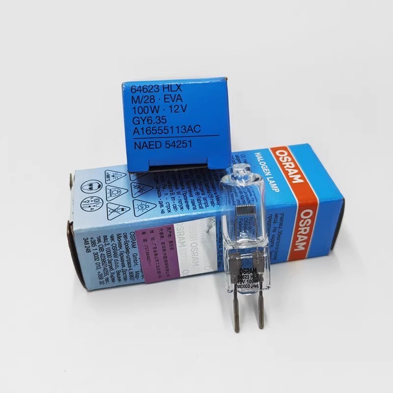 OSRAM Halogen Lamp 64623 HLX 12V100W GY6.35 Zeiss Microscope Bulb
