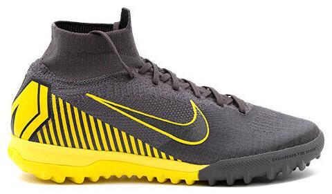 Nike Mercurial Superfly 6 Elite TF Turf Soccer Shoes Grey AH7374