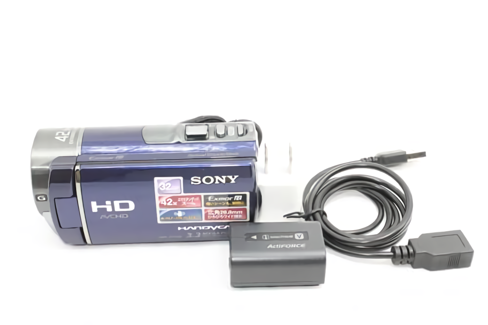 Sony HDR-CX180 Handycam HD Video Camera Camcorder Blue 30x Zoom